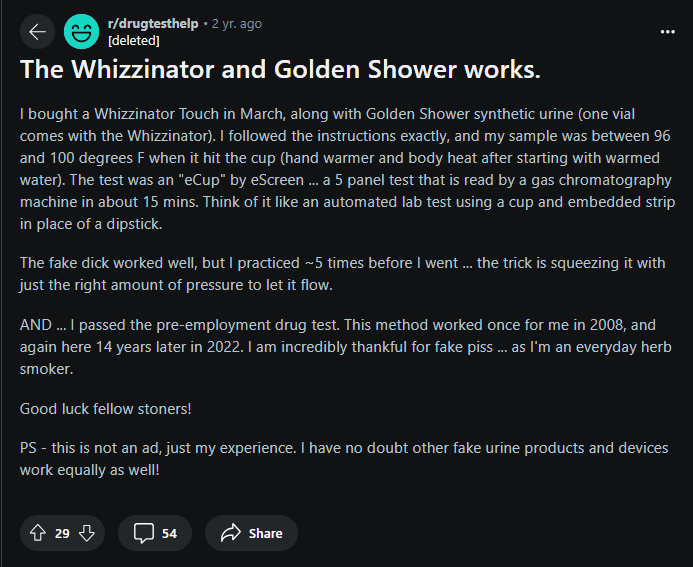 The Whizzinator Review